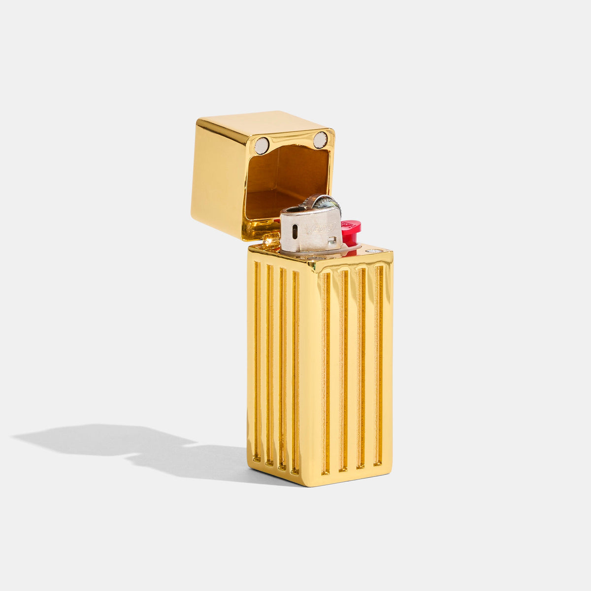 Edie Parker Lipstick Lighter Case | Gold