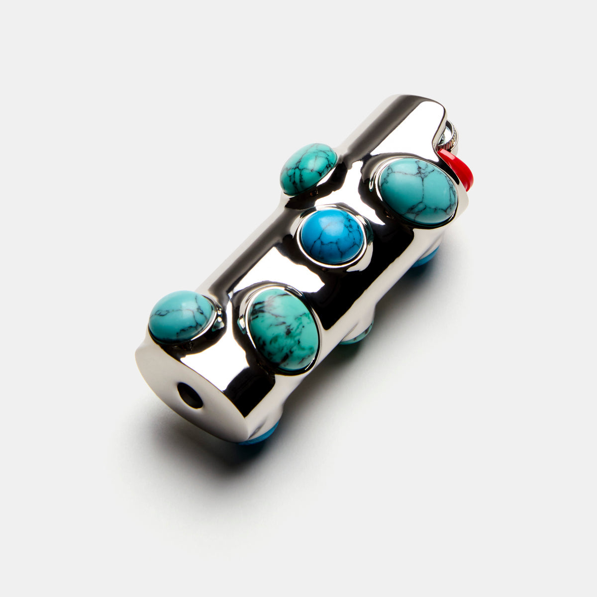 Edie Parker Stoned Lighter Case | Turquoise