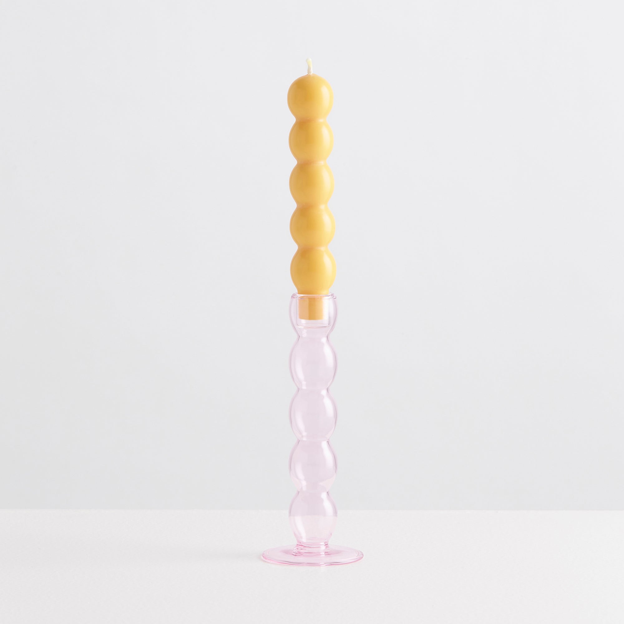Volute Candle Holder | Pink