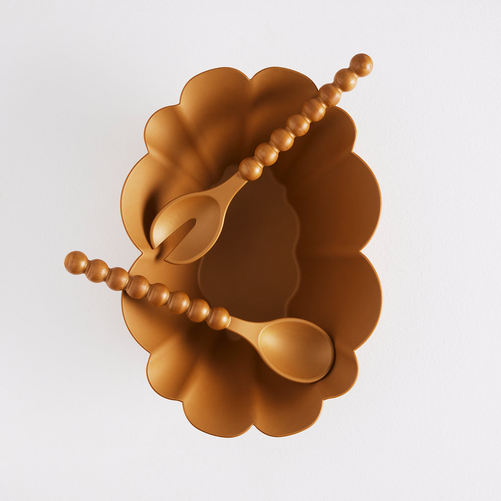 Cloud Serving Basket | Caramel