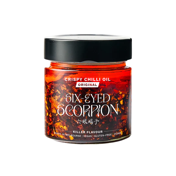 Six-Eyed Scorpion Crispy Chilli Oil - Maison Balzac