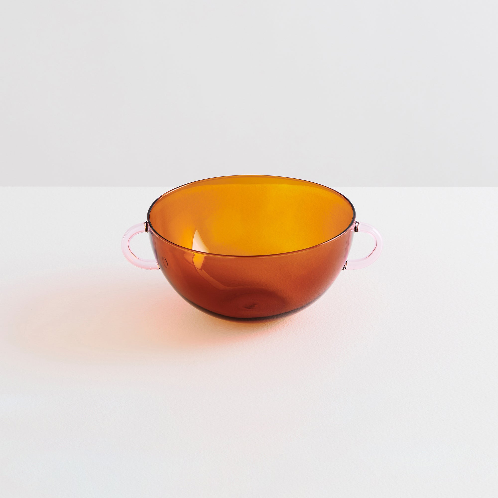 The Happy Serving Bowl | Amber & Pink