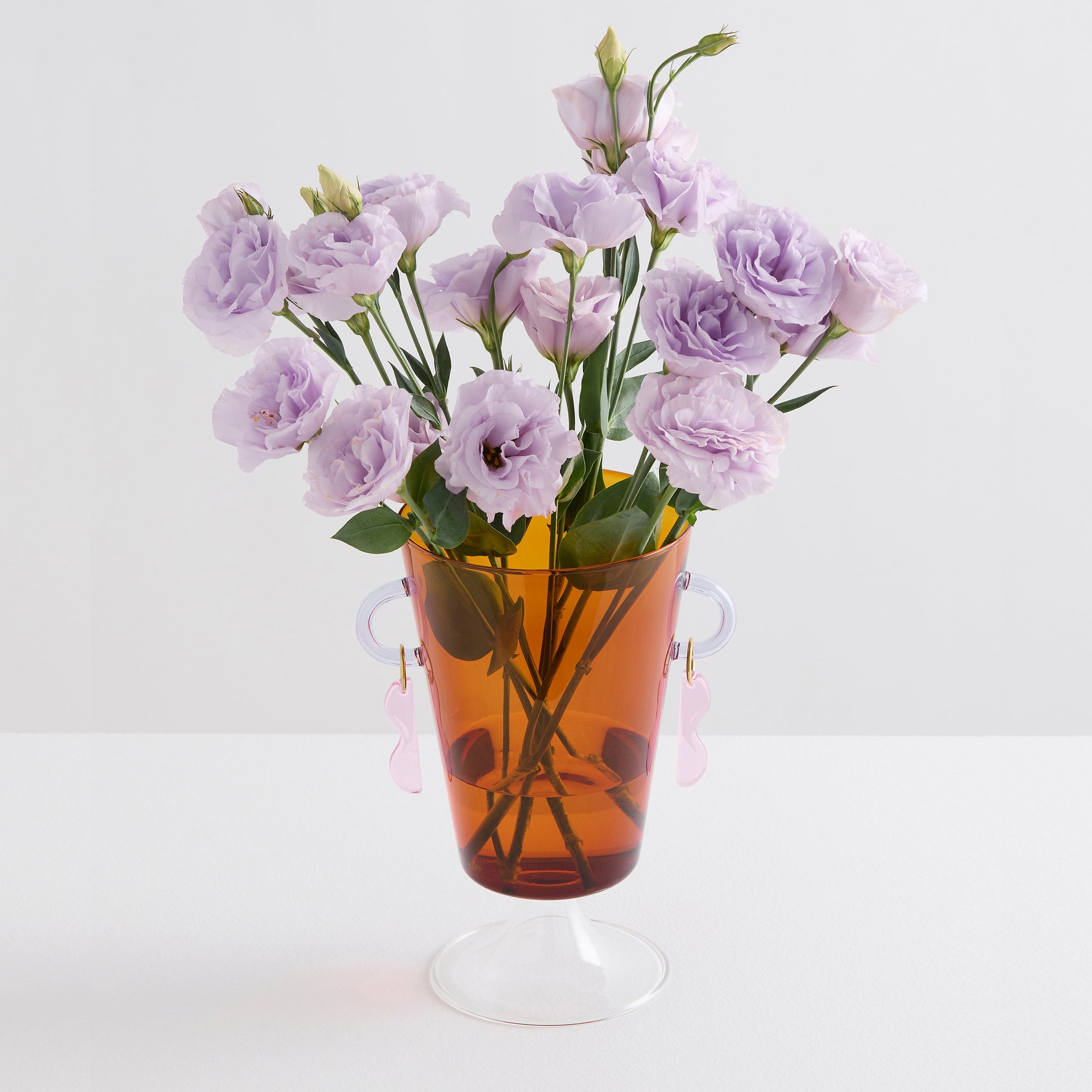 The Happy Vase | Amber & Pink
