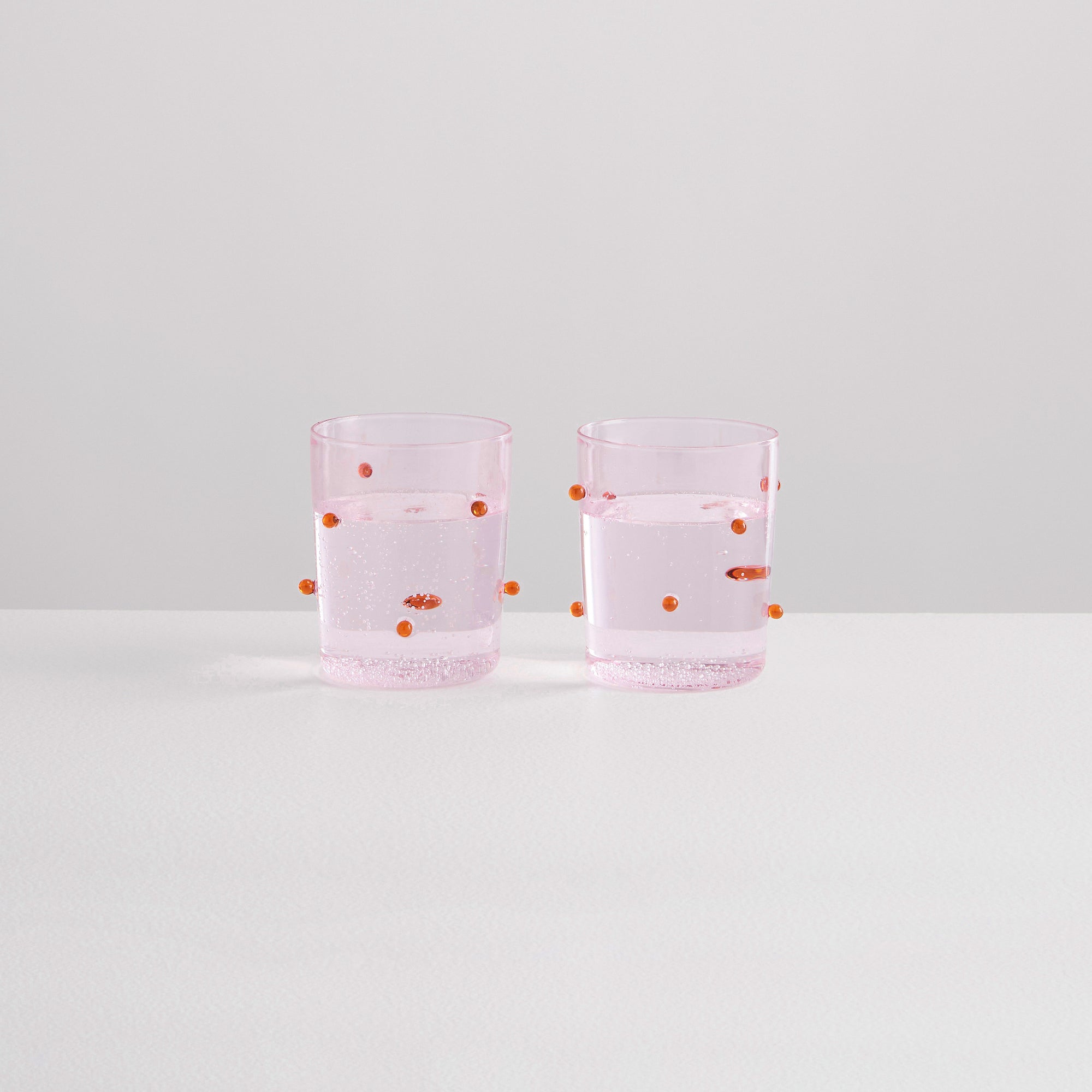 2 Pomponette Gobelets | Pink & Amber