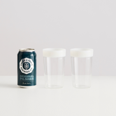 2 Cérès Beer Glasses