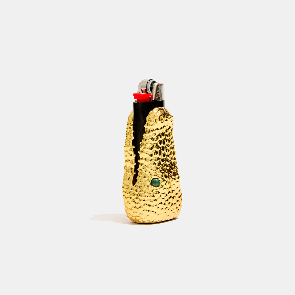 Edie Parker Croc Lighter Case