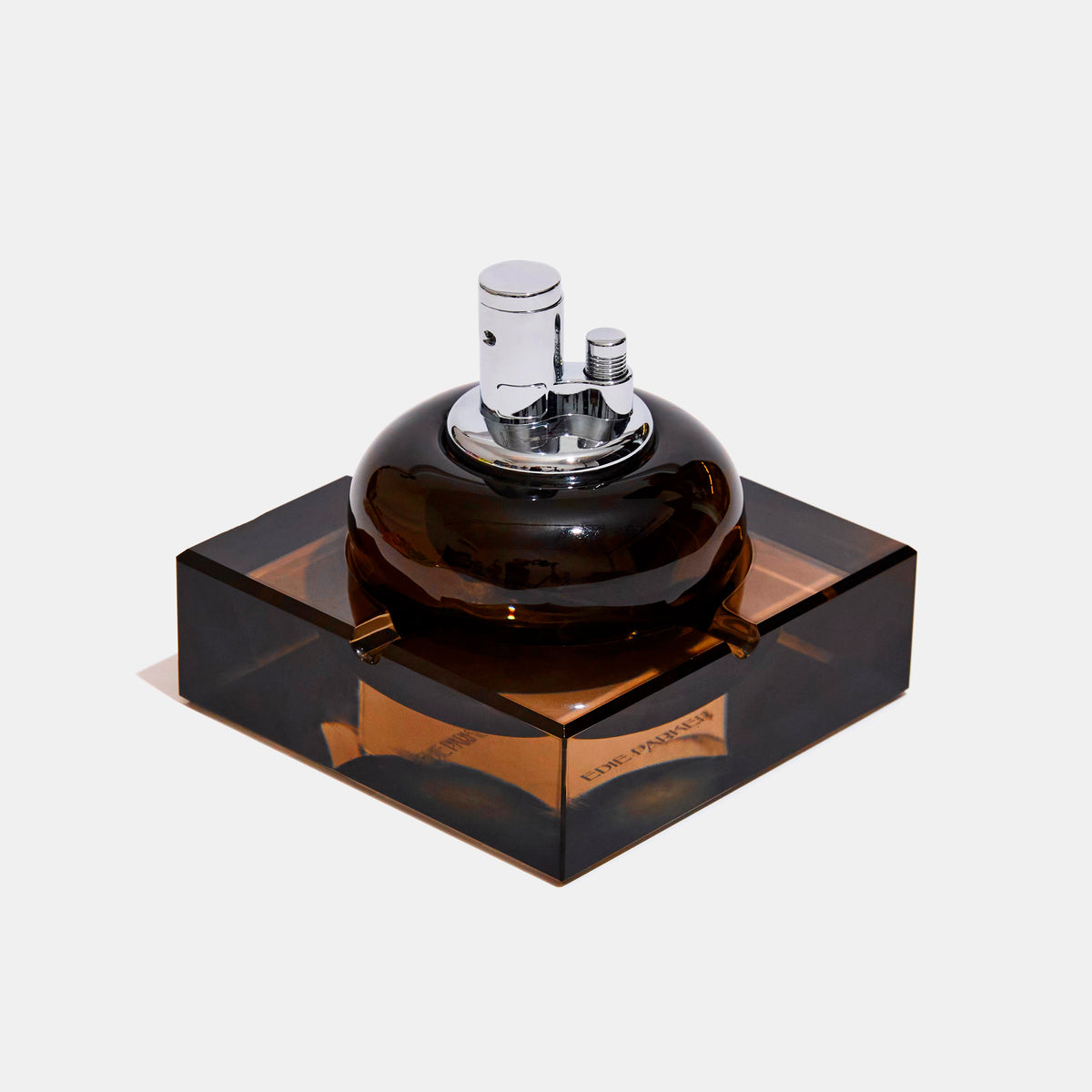 Edie Parker Glass Tabletop Lighter | Espresso