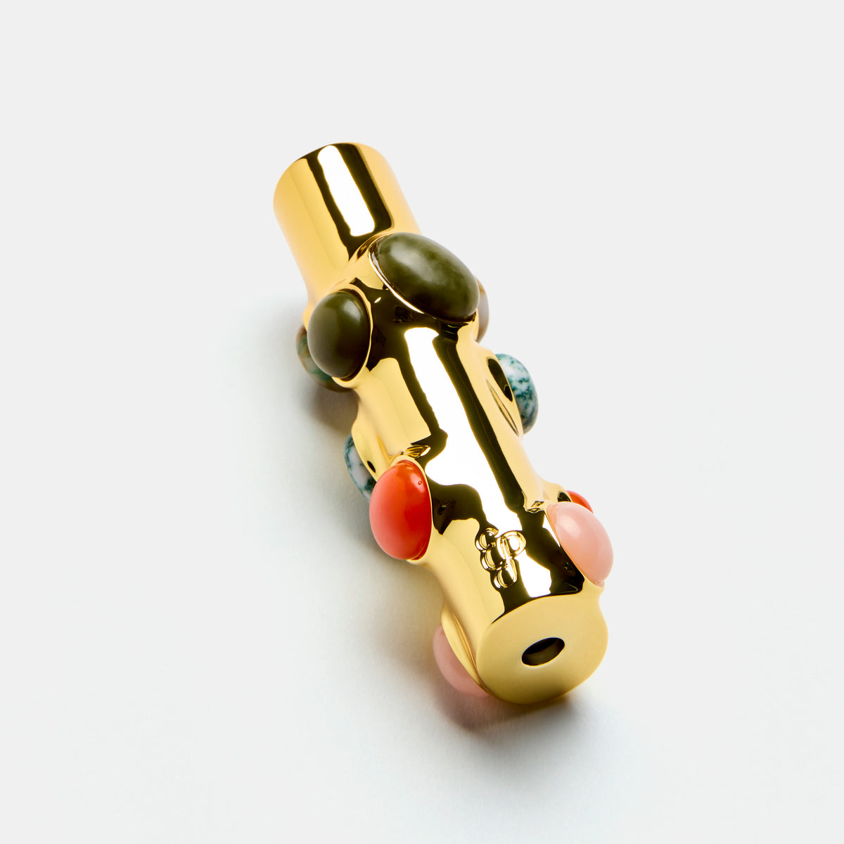 Edie Parker Stoned Lighter Case | Carnelian