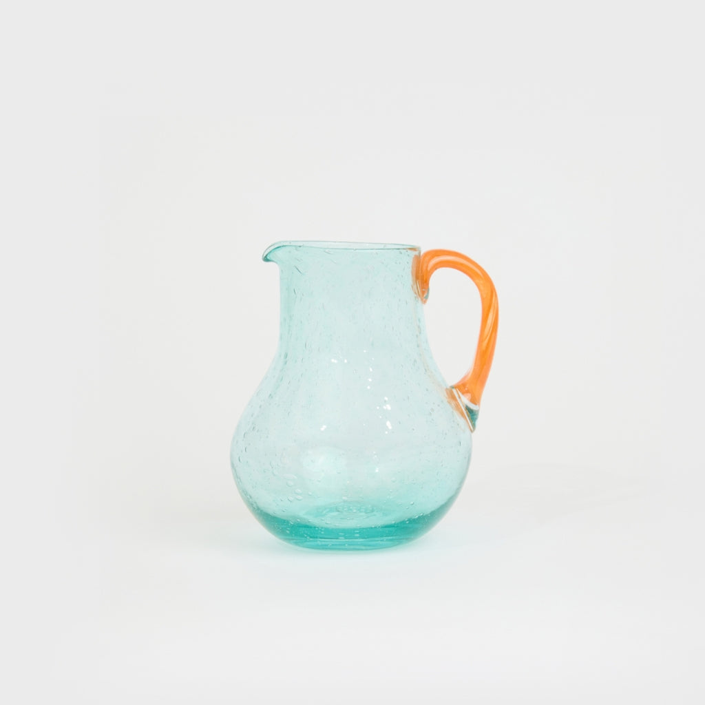 La Grand Carafe Ronde | Turquoise, Orange