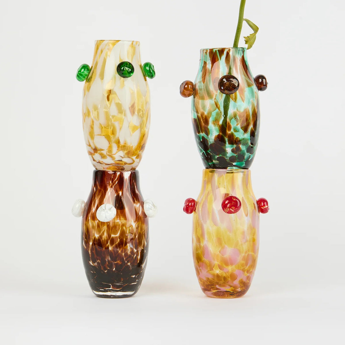 Le Petit Vase Cerises | Gold, Green