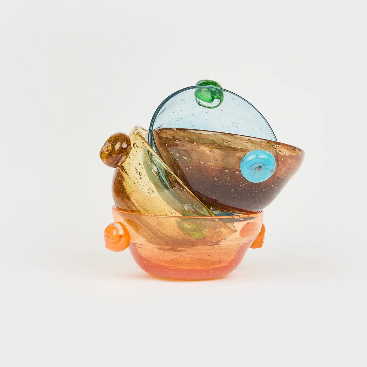 Pavot Bowl | Brown, Blue