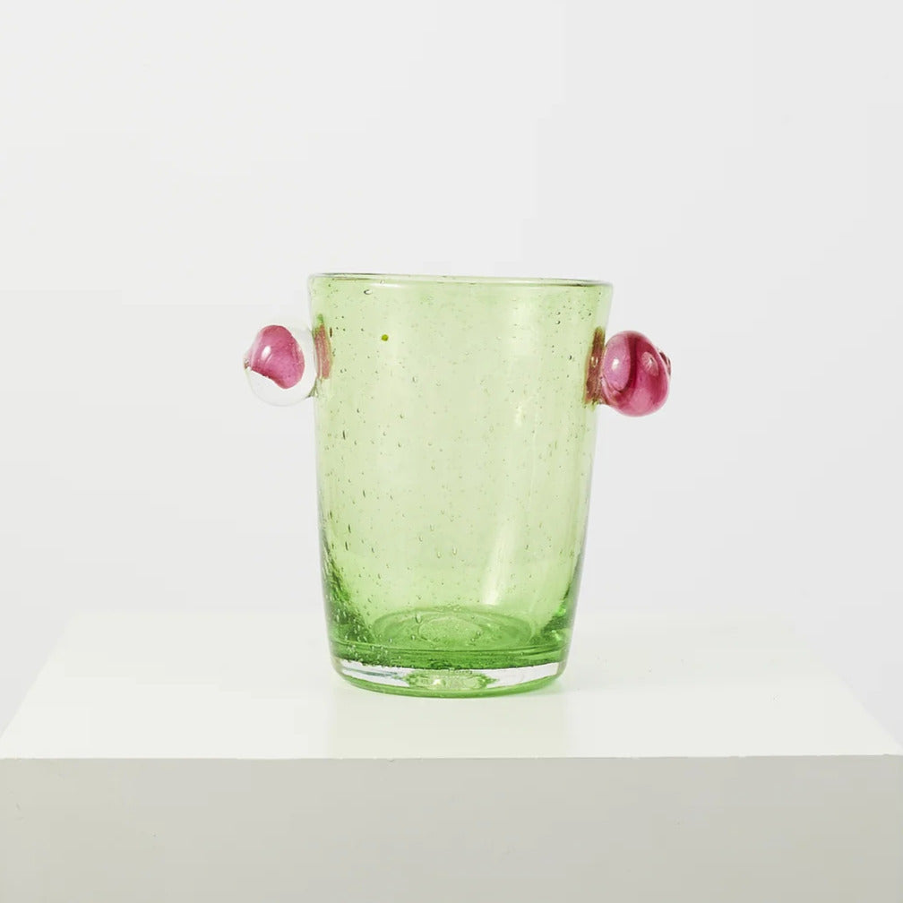 Le Petit Vase Pivoine | Green, Pink