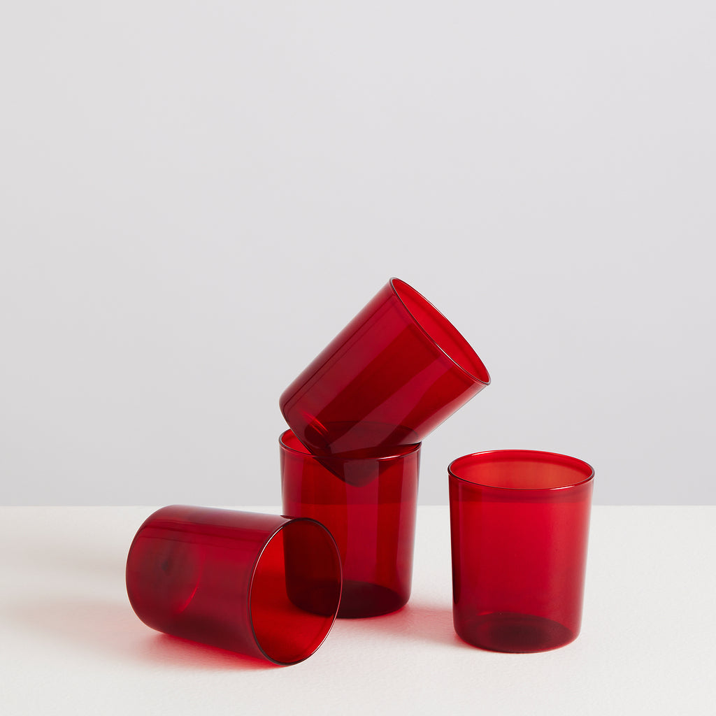 4 Large Gobelets | Rouge