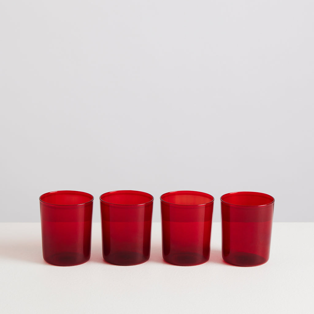 4 Large Gobelets | Rouge