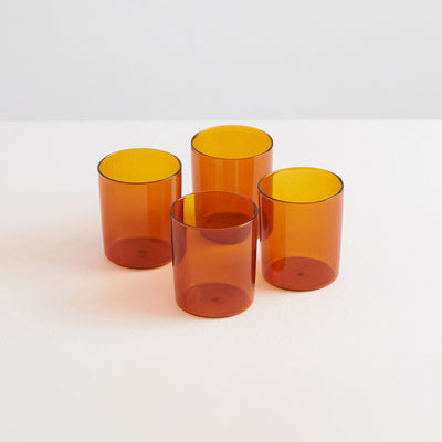 4 Large Gobelets | Amber