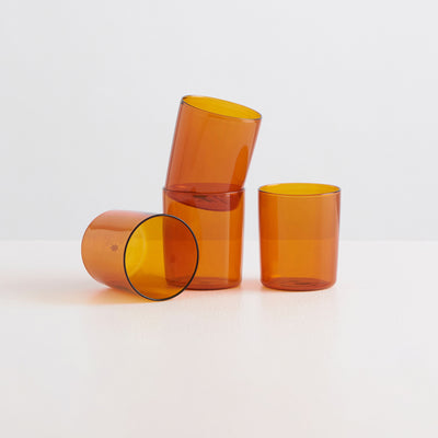 4 Large Gobelets | Amber