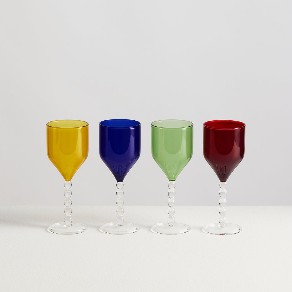 Perle Baroque Wine Glasses