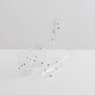 2 Pomponette Flutes | Clear & Multi