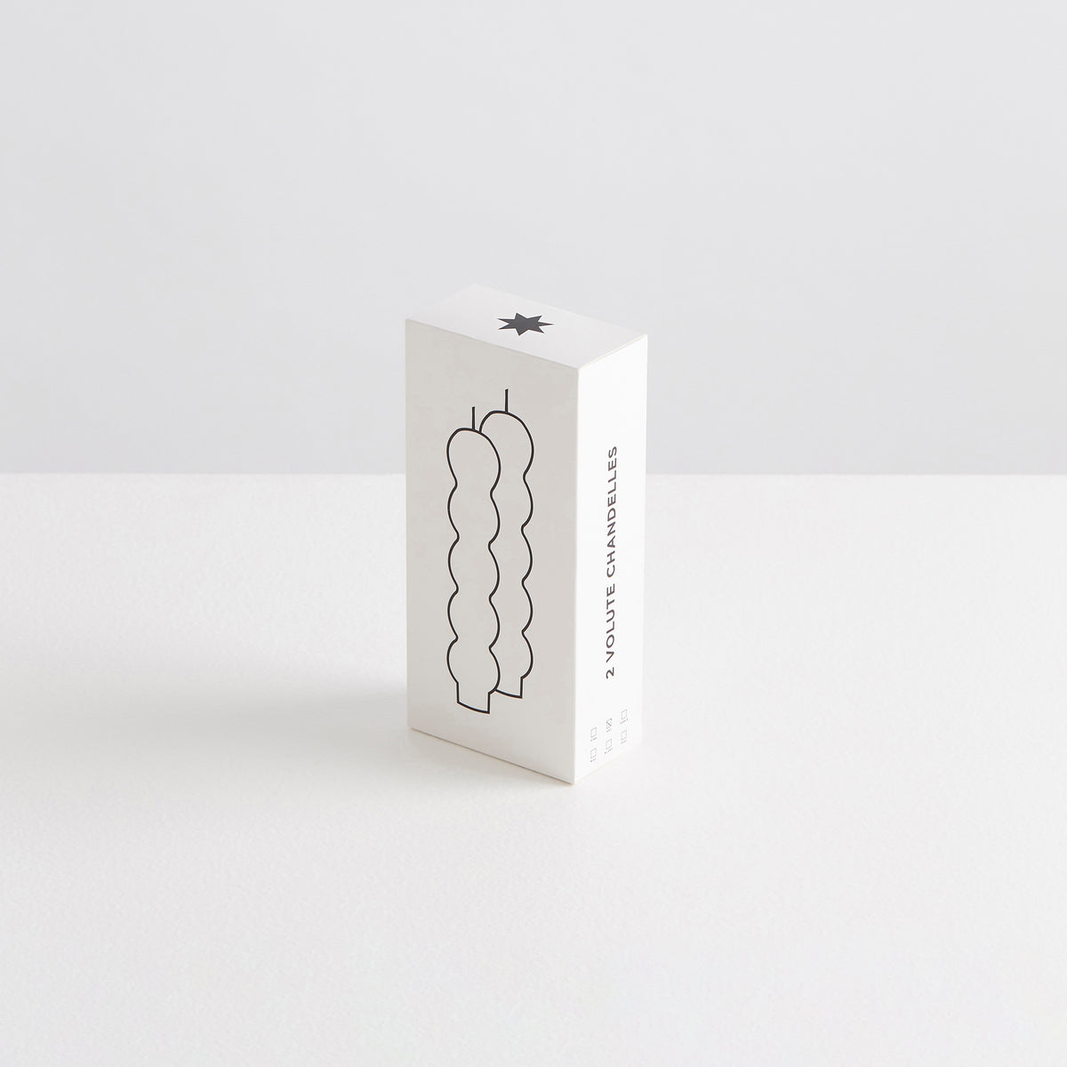 2 Volute Candles | Sable