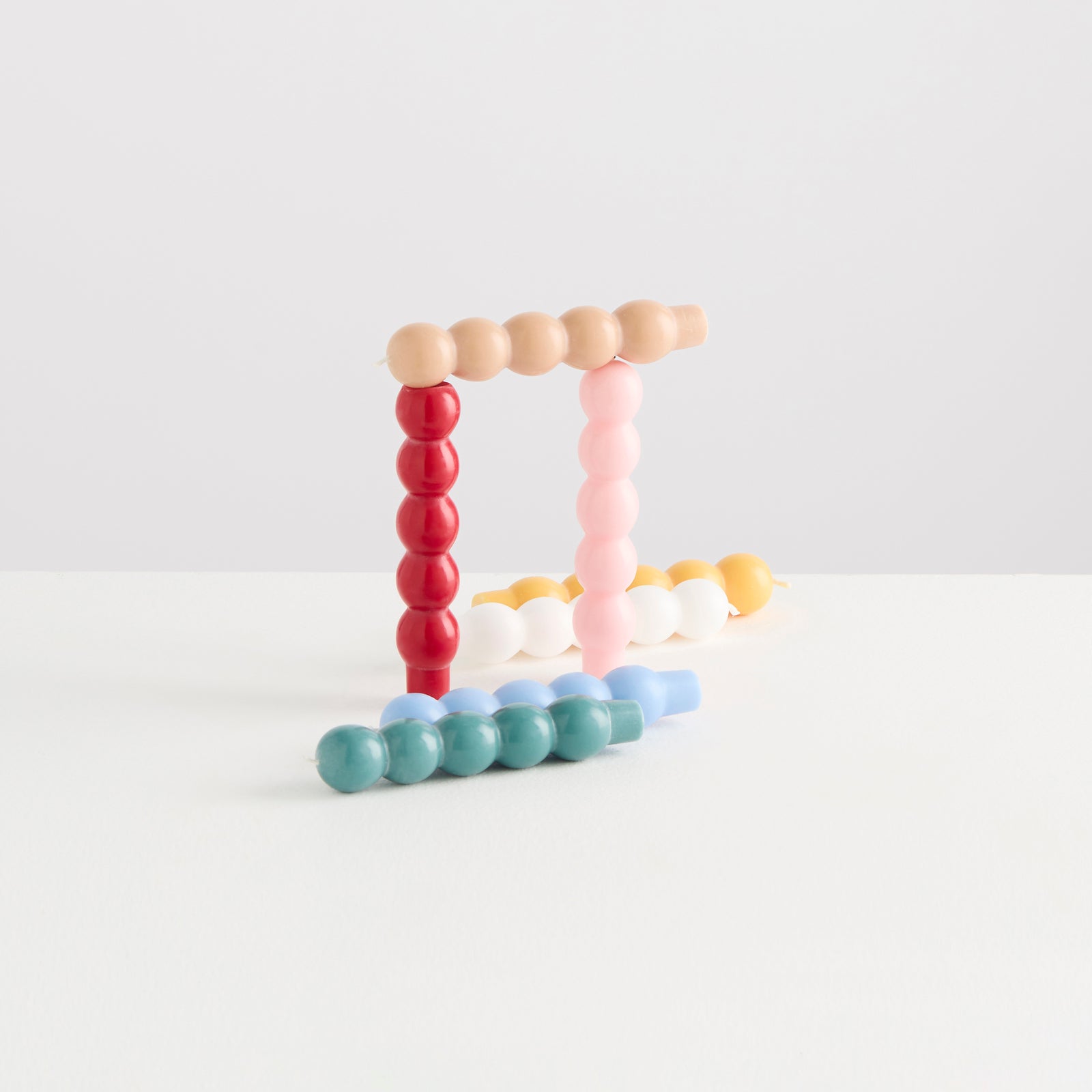 2 Volute Candles | Rouge