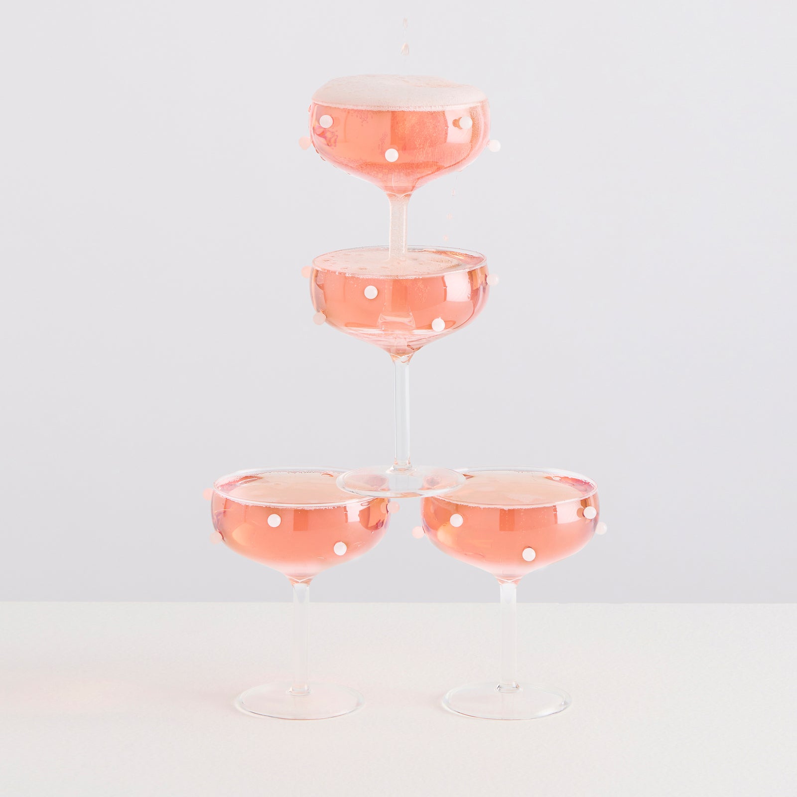 2 Pomponette Coupes | Clear & White - Maison Balzac