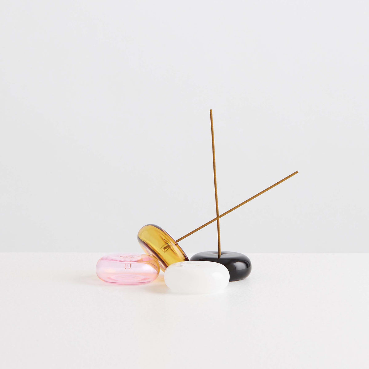 The Pebble Incense Holder | White