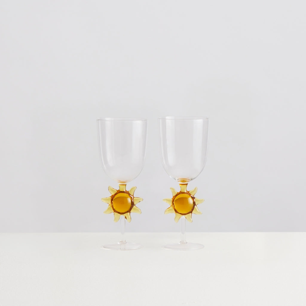 2 Le Soleil Wine Glasses