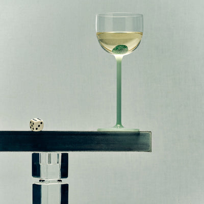 2 Nick & Nora Glasses | Mint & Clear