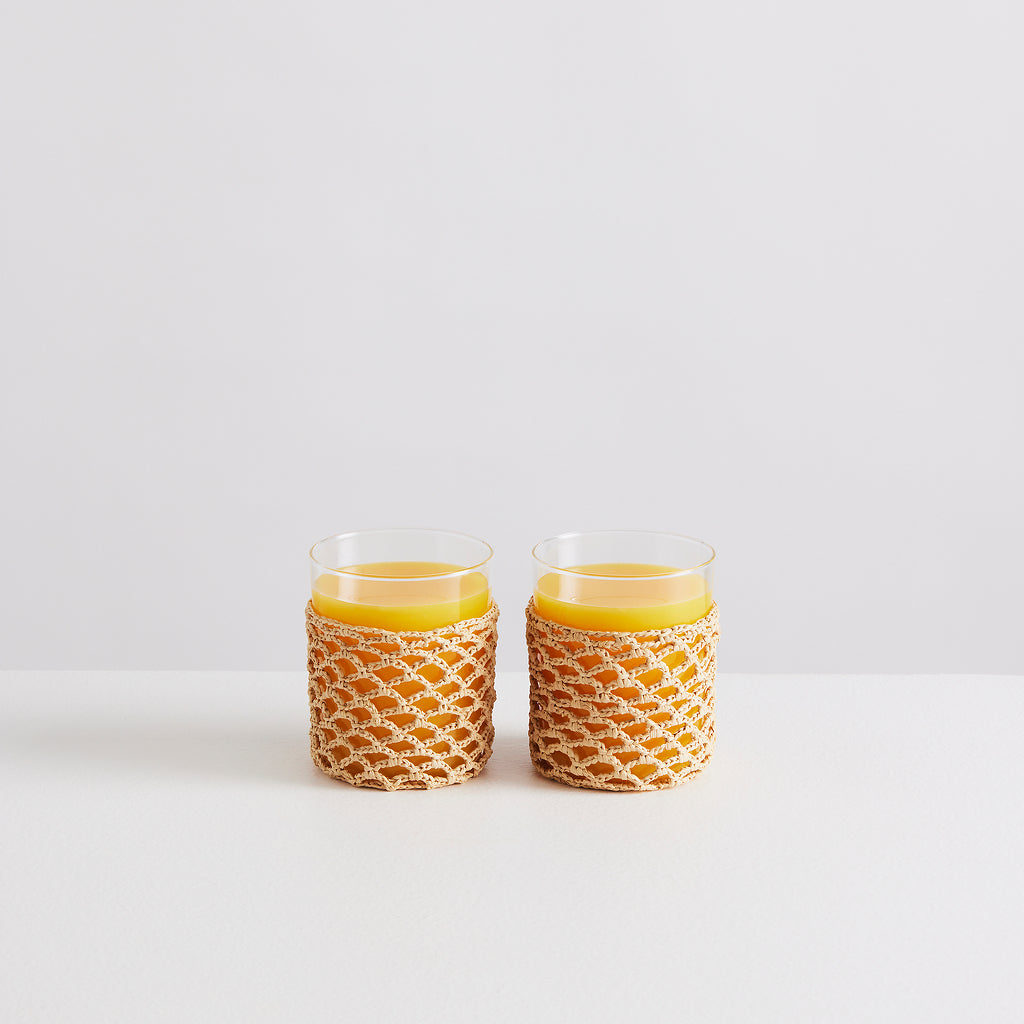 2 Palamós Gobelets | Clear &amp; Natural