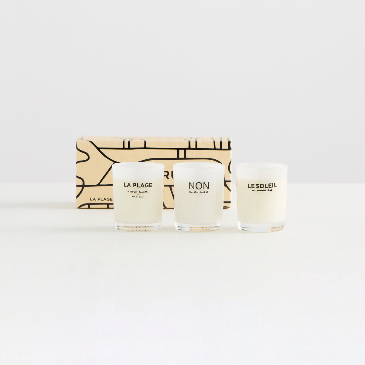 Le Citrus Scented Candle Trio
