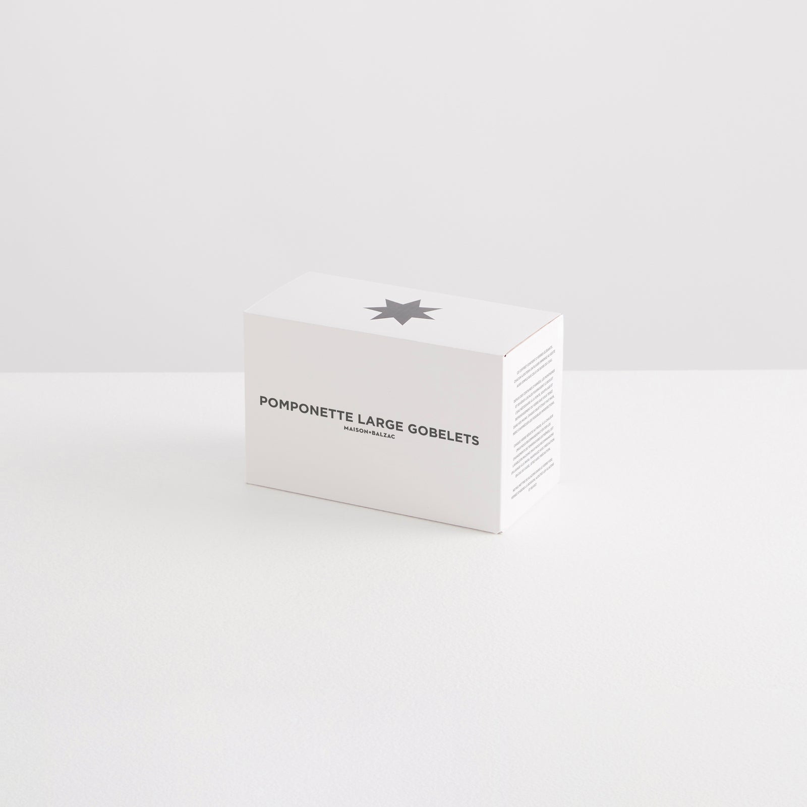 2 Pomponette Gobelets | Clear & Multi